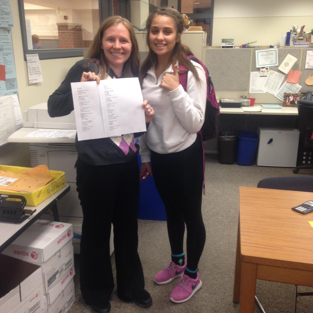 PROJECTEGLISH's tweet photo. Mrs. Feit sharing her poem to us! 
#Imitation @LNS_english http://t.co/cYgGyvJBIx