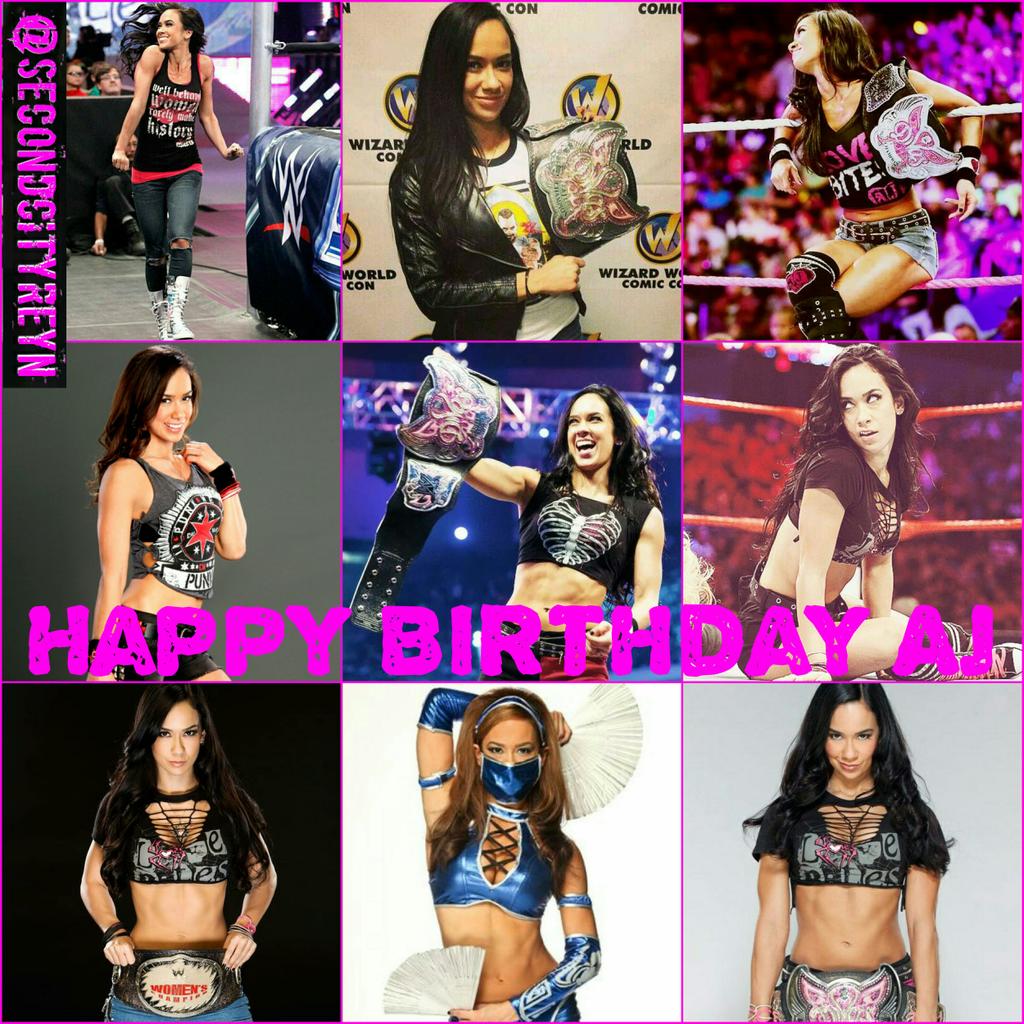 For The Birthday Queen. Happy Birthday to My Favorite WWE Female Wrestler AJ Lee. 