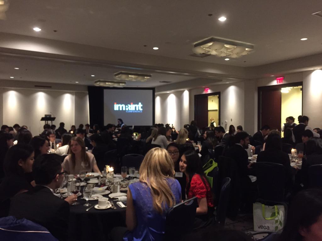 pauldavidescu's tweet image. Stellar crowd of Sauderites at the @ubcimprint conference! Via @UBCSauderSchool @Herschelsupply #IMPRINT2015