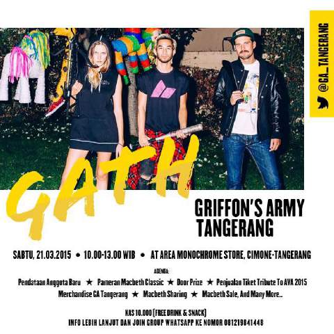 Berangkat kitaa! See you team! Cc: <a href="/GA_Tangerang/">Griffon's Army TGR</a> <a href="/GA_JABODETABEK/">Griffon's Army</a> <a href="/GriffonsArmy/">Griffon's Army</a> @MacbethIndo