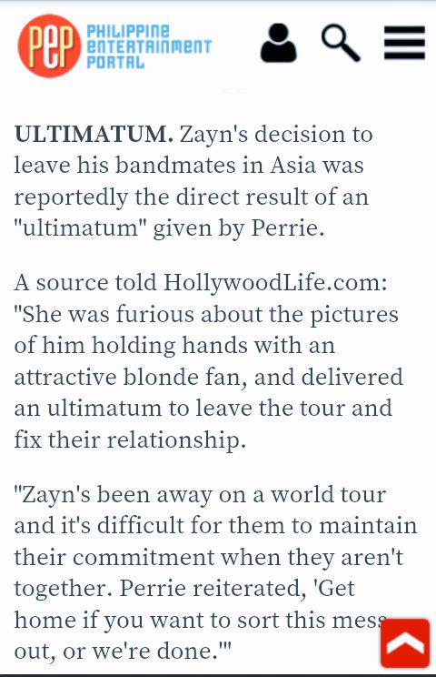 uhjthr's tweet photo. Sabi na nga ba eh.. Nang dahil sa "cheating" issue 😭 #PhilippinesWantsZayn #onedirectionliveinmanila #OTRATMNL http://t.co/FeGIHt9gJu