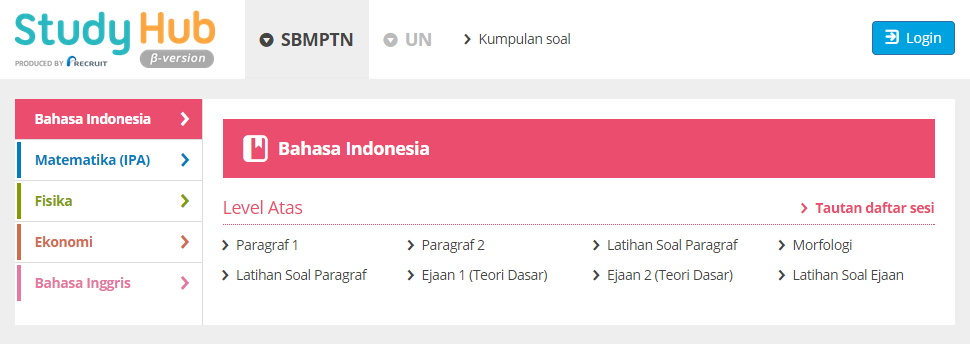betacosion's tweet photo. "@StudyHubId: Berlatih dengan bank soal UN &amp; SBMPTN, Online &amp; GRATIS? Bisa! Bisa! Bisa! http://t.co/SUW4u5gkzJ http://t.co/GCWCuU4JTp"