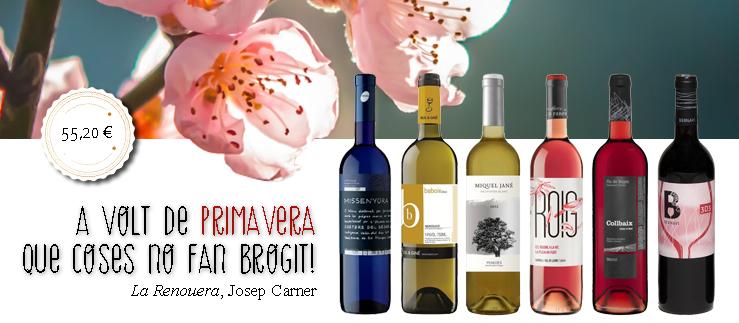 Descobreix el Lot de Primavera, amb <a href="/olivera_coop/">L'Olivera</a> @BernaviWine <a href="/FincaParera/">Finca Parera</a> <a href="/builgine/">Buil & Giné</a> <a href="/MiquelJane/">Bodega J.Miquel Jané</a> <a href="/Cellerelmoli/">COLLBAIX</a>