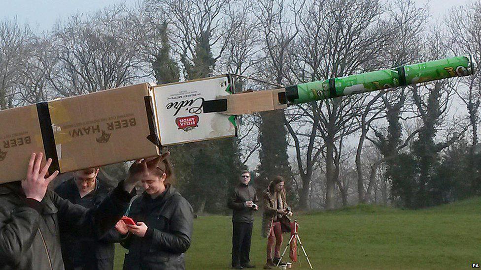 BBCNewsbeat's tweet image. Yeah - we're not sure if this one in Bristol is safe either. Top marks for design though. #eclipse2015