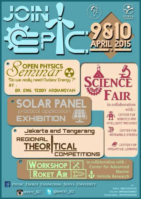 billy_tanzz's tweet photo. Let's join! Surya epic from Surya University @HMTFE_SU http://t.co/u5Crui7opq