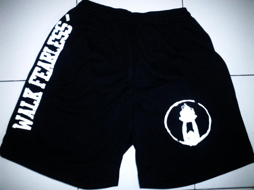 Ready!! Mesh Short WALK FEARLESS idr 100k. Order: 08999658340.