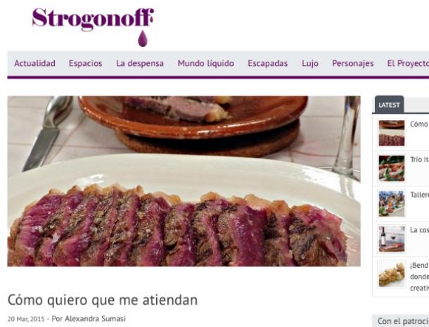 bueybistro's tweet photo. Gracias a @alexandrasumasi por su visita y la crítica tan cariñosa en la revista @rstrogonoff 
http://t.co/aKNxhMMBTI http://t.co/eLM1yxaJg6
