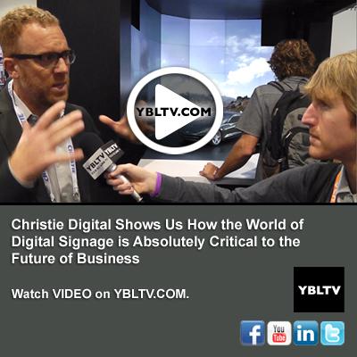 YBLTV's tweet photo. @ChristieDigital Shows #DigitalSignage is Critical to #Business #Future #DSE2015 @YBLTVeric http://t.co/lzylD5Qo5Y http://t.co/EbbfC8kSYM