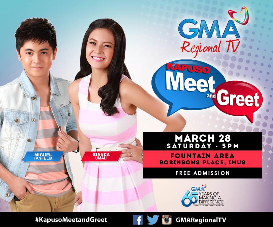 GMA Network (@gmanetwork) on Twitter photo Join #BiGuel <a href="/BankyUmali/">Bianca Umali</a> and <a href="/MiguelTanfelix_/">Miguel Tanfelix</a> this March for a fun-filled Saturday this Mar. 28! #KapusoMeetandGreet Join #BiGuel <a href="/BankyUmali/">Bianca Umali</a> and <a href="/MiguelTanfelix_/">Miguel Tanfelix</a> this March for a fun-filled Saturday this Mar. 28! #KapusoMeetandGreet