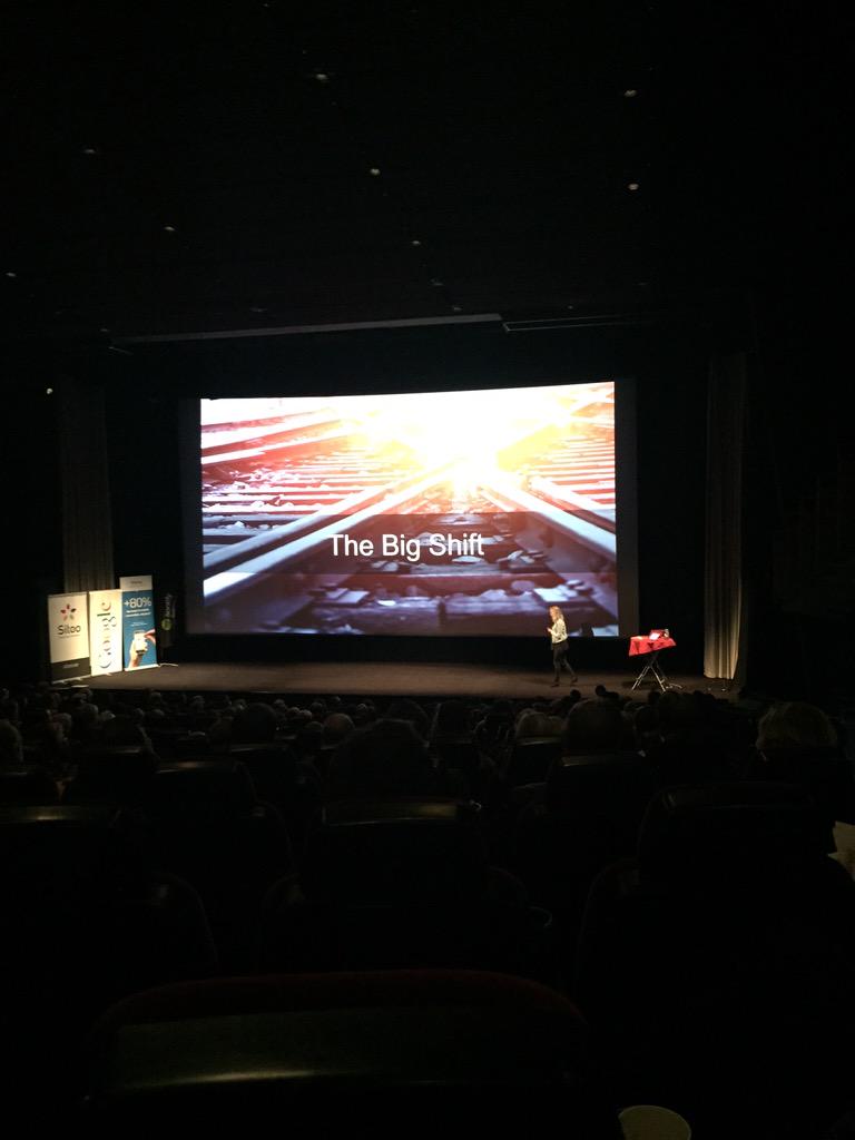 JohnnySallberg's tweet photo. Retail breakfast club with #klarna #sitoo #Spotify & #google. First out, "the big shift" w. Google #ehandel http://t.co/M2jzFKPHk8