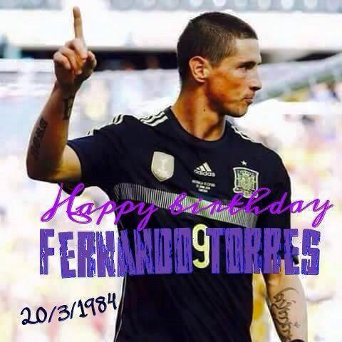 Happy Birthday Fernando Torres !
Real spanish genius and one of my dream player      