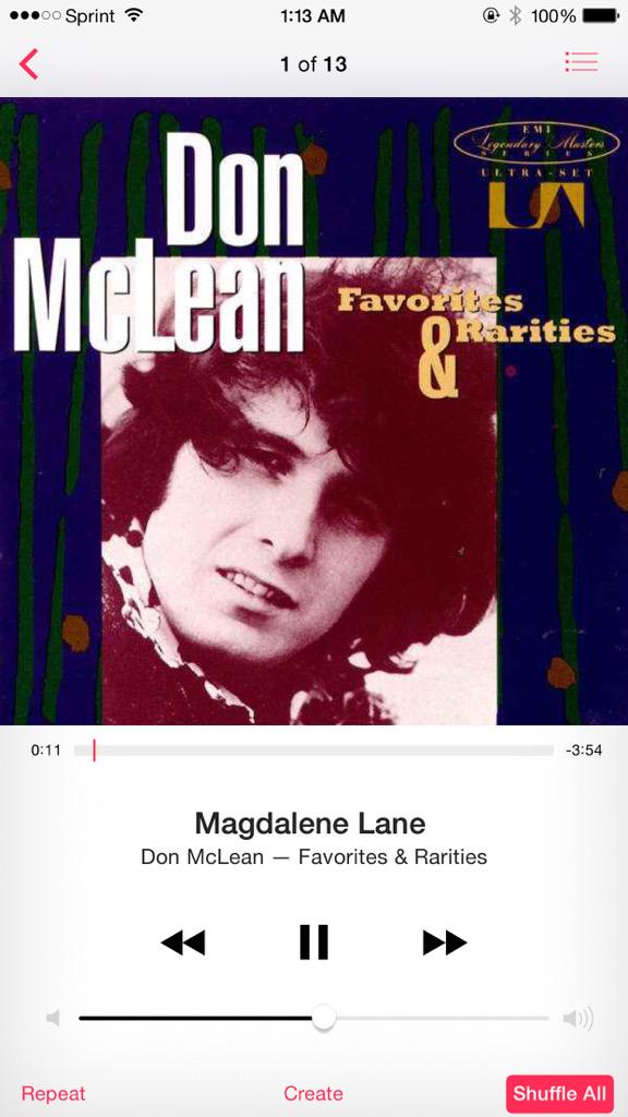 Paris5503's tweet image. Live. Love. Beautiful. Goodnight. 💘 #donmclean #liveversion