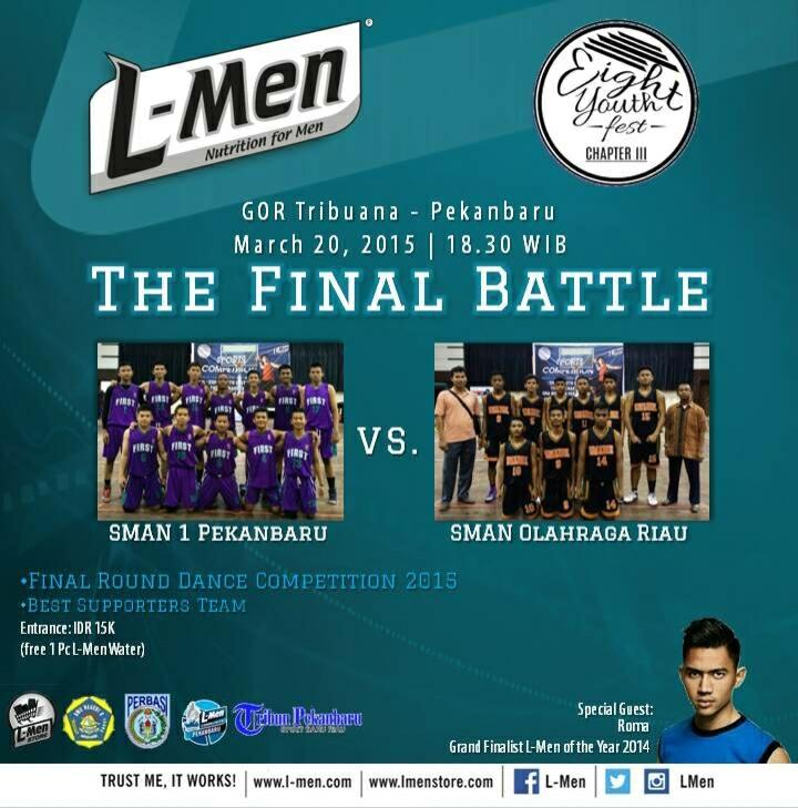 8youthfest's tweet photo. Eight Youth Fest Chapter III with @Lman Basketball Competition Final. @SMAN1PEKANBARU vs SMA OLAHRAGA. Don't miss it! http://t.co/b25ENgFq1O