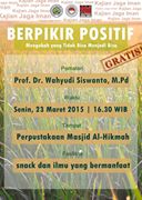 Hadir yuk kajian JAIM di Perpustakaan Al-Hikmah, 23 03 2015, pukul 15.30 WIB. Gratis snack dan ilmu yg bermanfaat loh