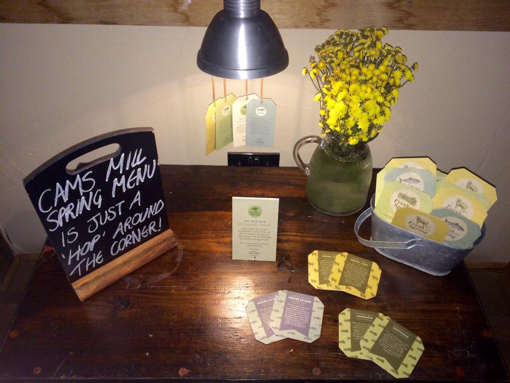 camsmillfareham's tweet image. #freshforspring @onlyatfullers getting excited for our new menu 3rd April