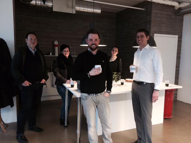 The benefits of ditching your old housemates; you get free coffee and cake at their new awesome crib;) @FringeEng