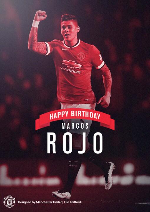 Happy birthday Marcos Rojo!!! 
