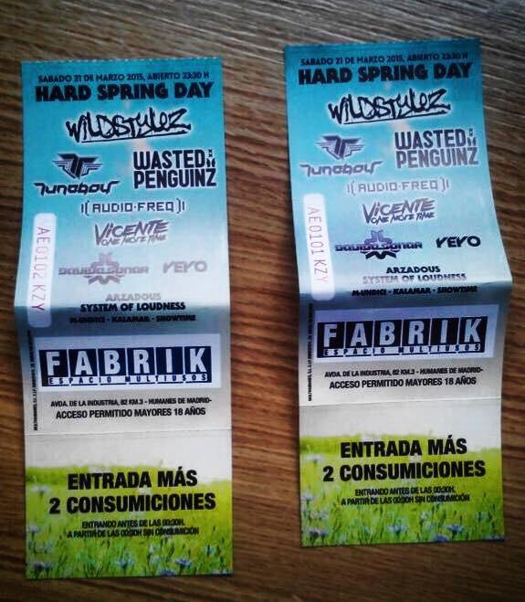 fabrikdiscoteca's tweet photo. RT y último sorteo !! Ven gratis a Hard Spring Day. Hoy sacamos a las 18:00 - 6 ganadores !! http://t.co/ln2FKRmbfc