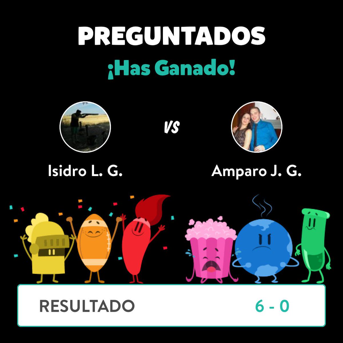 cheollamasguerr's tweet photo. ¡Isidro Llamas Guerrero ganó una partida contra Amparo Jimenez Guerrero en Preguntados http://t.co/UNmT1ijgRO http://t.co/CmNezp8lIz
