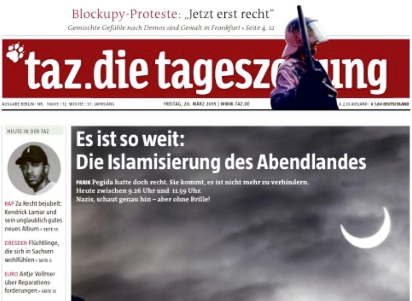 Grandios... <a href="/tazgezwitscher/">taz</a> #SoFi