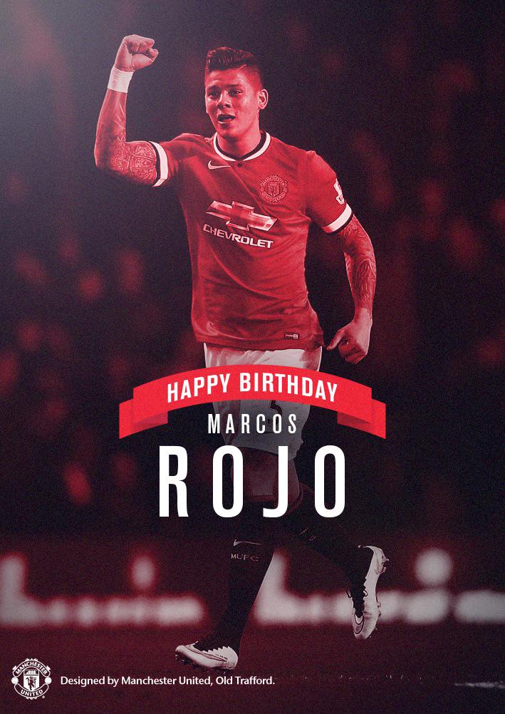 \" Happy 25th Birthday to Marcos Rojo! 