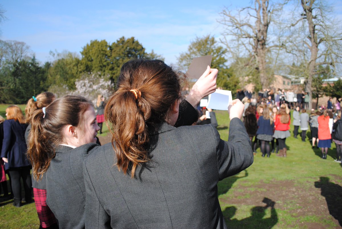 QueenMargarets's tweet photo. @QueenMargarets took a break from Mark Reading to observe the amazing solar eclipse #PerfectSunshine #Eclipse2015 http://t.co/1Lm1FJXtCY