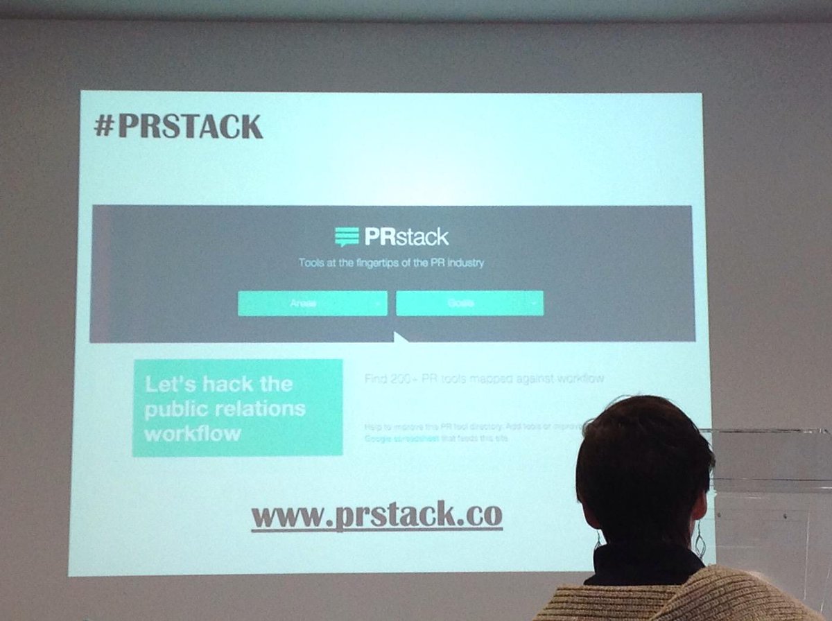 CIPR_SW's tweet photo. PRs. Take a look at PR Stack if you haven't already done so says @GemGriff #SYTYKS http://t.co/mt5Rx9Zstw