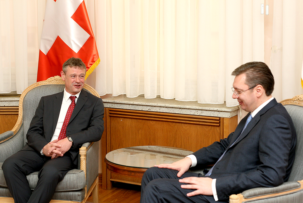 I spoke with Ambassador Ruch on the #dualeducation system and #Swiss investments in #Serbia.
