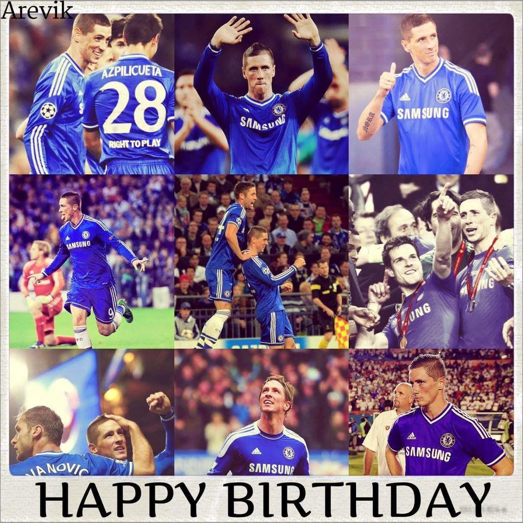 A very Happy Birthday to former Blue Fernando Torres! 