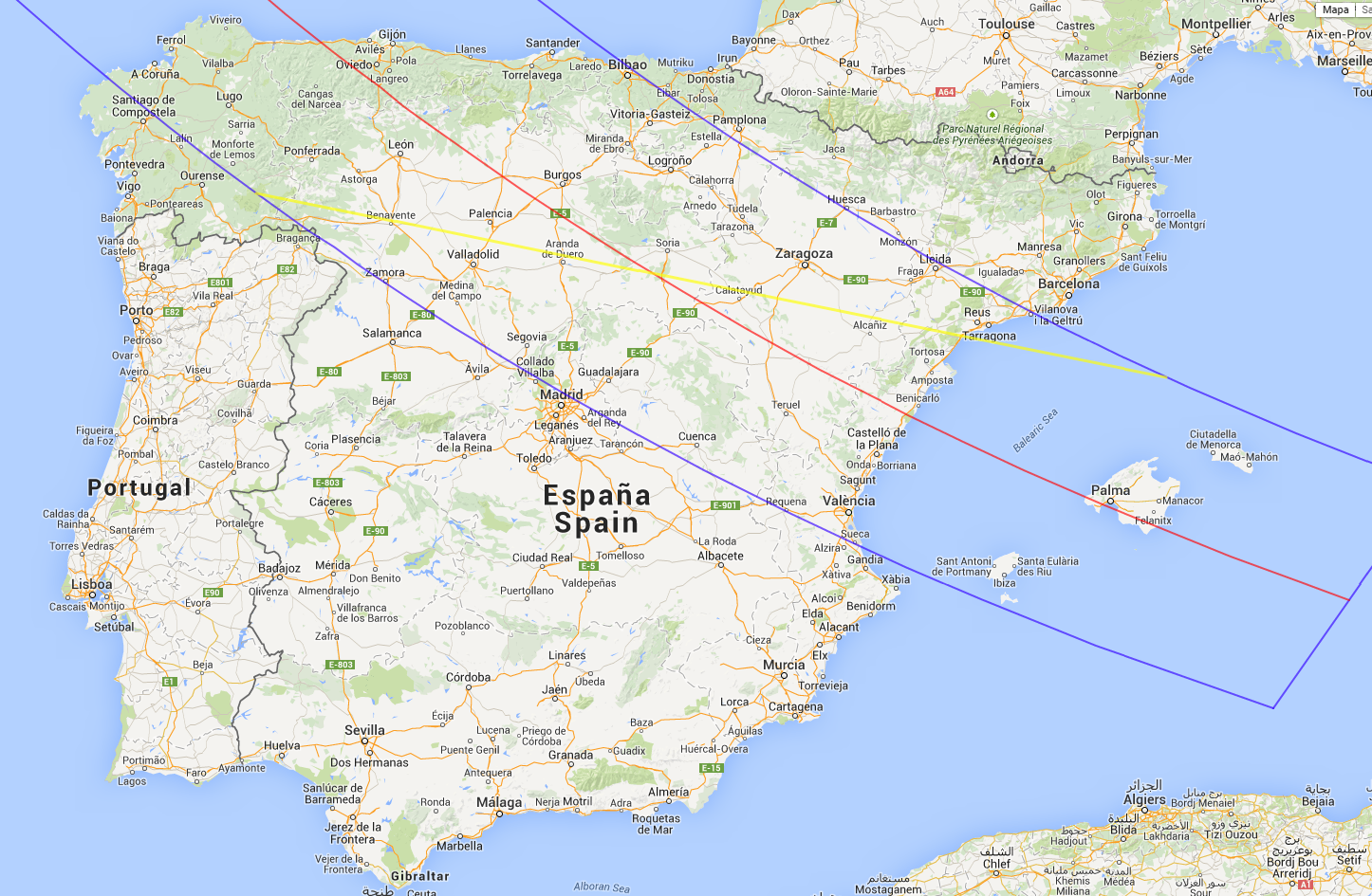Álex Riveiro on Twitter "El próximo eclipse solar visible en España