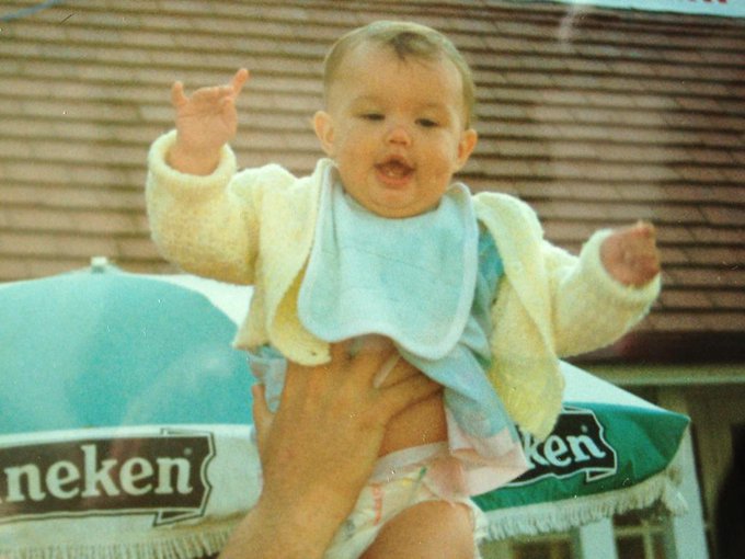 Not sure what song I was rocking out to, but I'll bet it was on Dad Rock '89, or the German equivalent