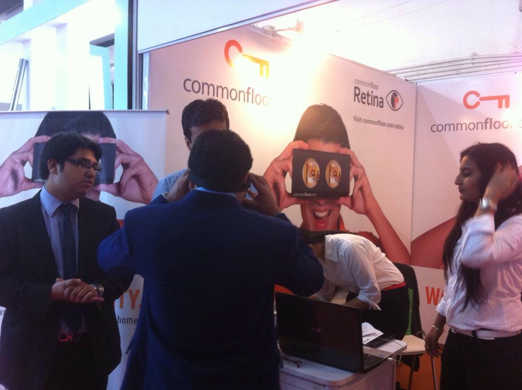 CF_Retina's tweet photo. #ExperienceCFRetina  at Pragati maidan,Delhi. Come and say hi if you are around! via @commonfloor http://t.co/kiSsD8WdR1