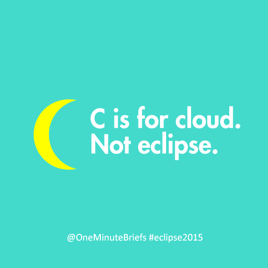 gravityglobalpm's tweet photo. @OneMinuteBriefs #eclipse2015 http://t.co/LsNI0NXutj