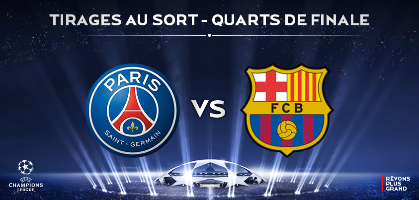 PSG_inside's tweet photo. Le @PSG_inside affrontera le @FCBarcelona en 1/4 de finale de la @ChampionsLeague #UCLdraw #RoadToBerlin #DreamBigger http://t.co/u5aJSDFRPo