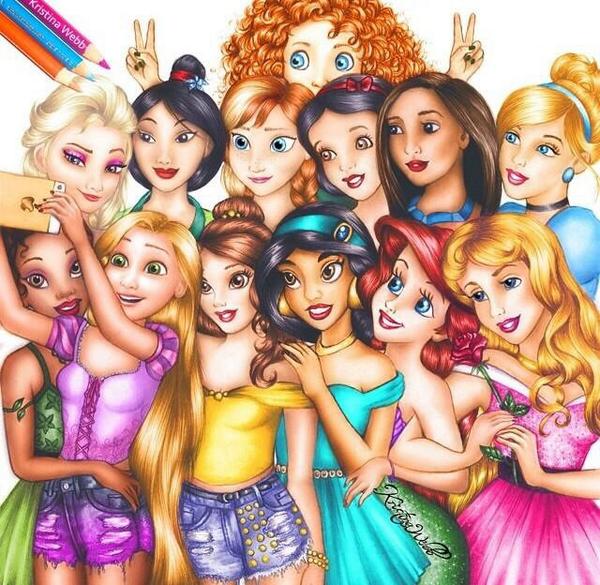 asassymoon's tweet photo. let's make this disney selfie drawing the most retweeted disney picture of all time http://t.co/kQCskeRrBa