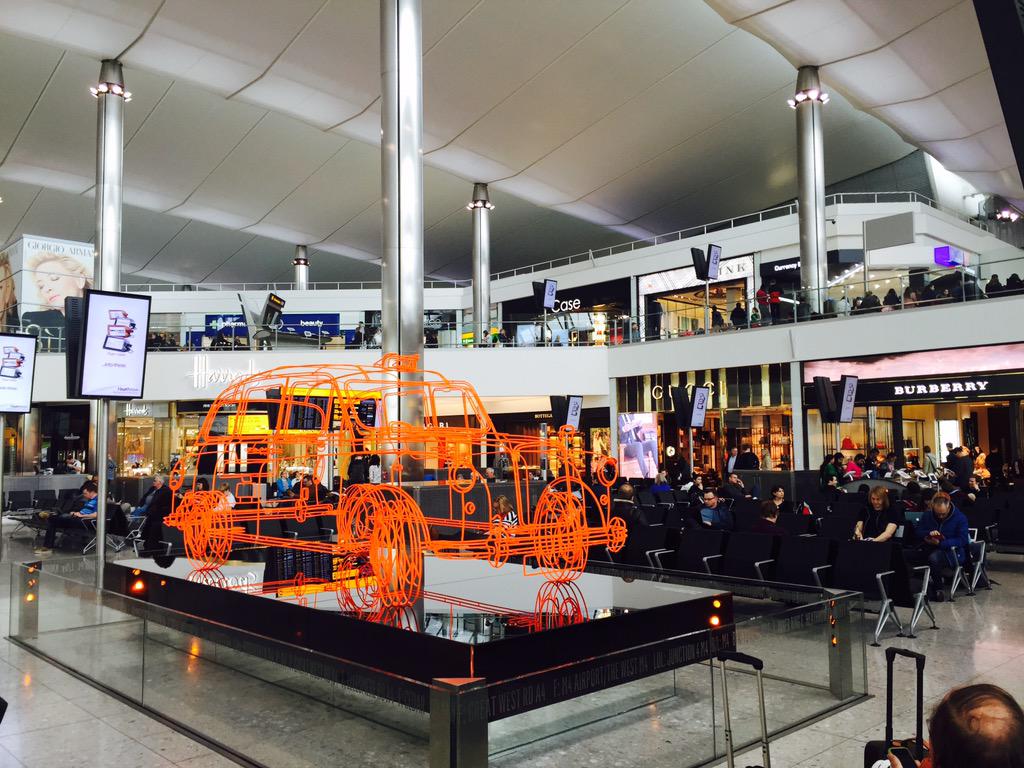 A lovely looking T2 <a href="/HeathrowAirport/">Heathrow Airport</a> today and security as quick, efficient and friendly as ever.