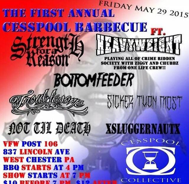 So yeah....were playing a show with our buds <a href="/SFARPAHC/">STRENGTHFORAREASON</a> and more!