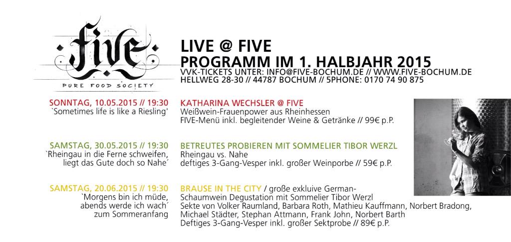 Es wird Vinophil die nächsten Monate..! Tickets unter info@five-bochum.de #cheers