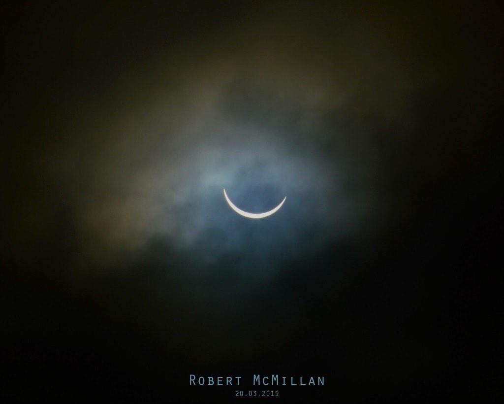 MegaBert1's tweet photo. #eclipse2015 from Scotland #solarsmile http://t.co/wpcpuuxwW5