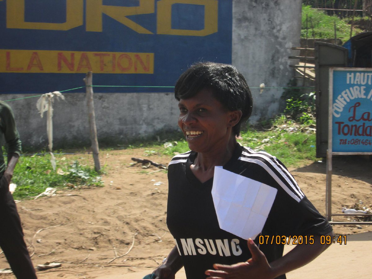 afcred_rdcongo's tweet photo. Viva Masi Girls 2015, au finish, un vainquer du marathon. http://t.co/rwUNxf9nsW