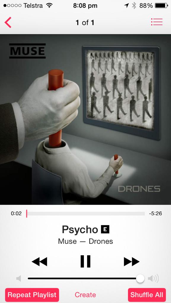 BTSglimmers's tweet photo. Being healthy & rocking out to #musepsycho in the kitchen while I'm child-free! @museband you are wonderful! http://t.co/7gnLPxusfP