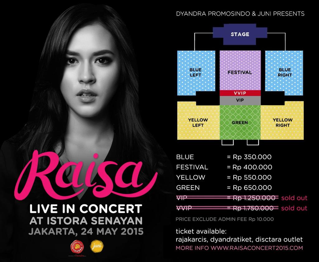 raisa6690's tweet photo. yeaaayyy, VIP sama VVIP sold out!! alhamdulillah.. get your tickets now, guys! #RAISAKonser2015 http://t.co/wSjNtmYDea