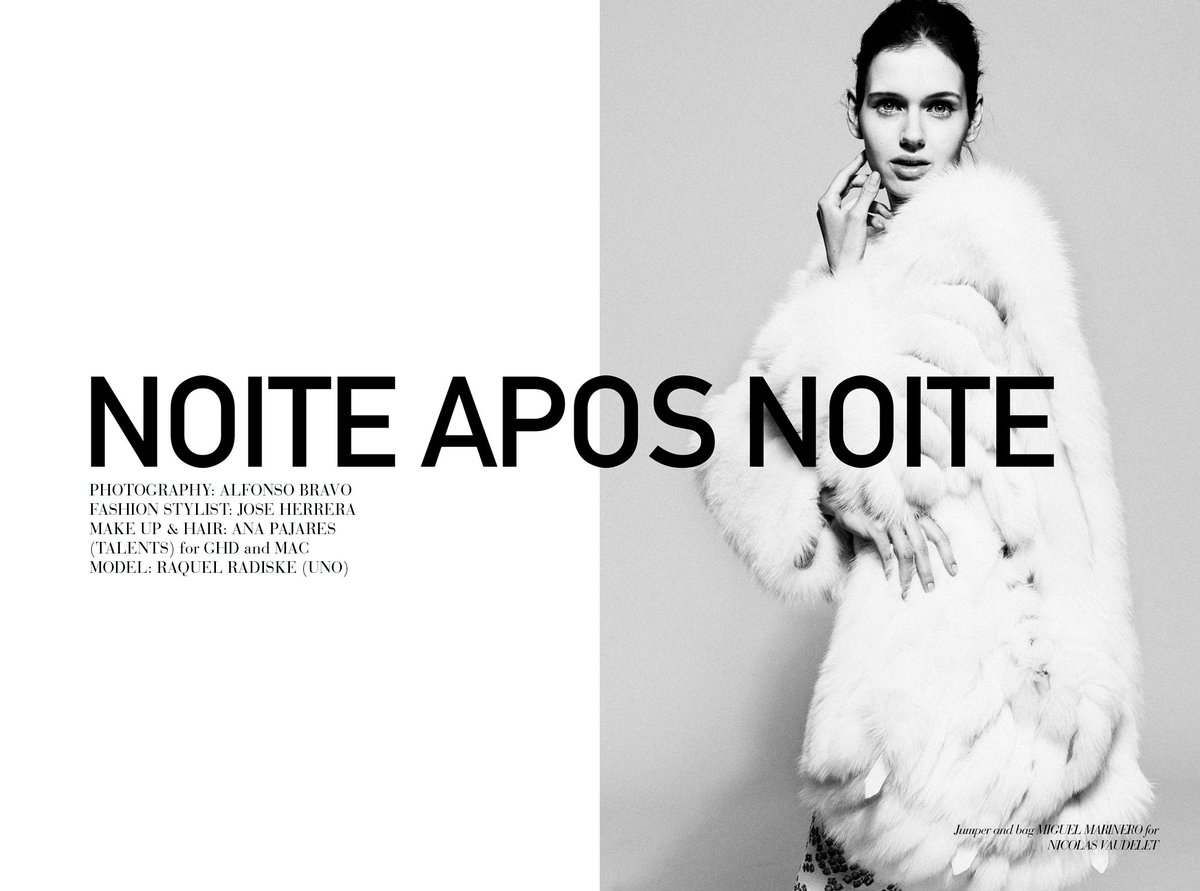 talentsmag's tweet photo. En nuestro viernes de remember,  @joseherreraf + @anitapajares81 = ESPECTACULAR trabajo en @Stealermag  !! http://t.co/G97yw7QdCB