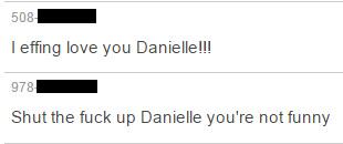 waaf's tweet image. Best impression ever. Worst impression ever. #textline @daniellewaaf @greghillwaaf