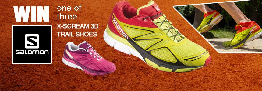 TRAILza's tweet photo. Win one of 3 @Salomon_SA X-SCREAM 3D shoes. Here's how http://t.co/x74TCkdZoe http://t.co/a1kbxbBP1Q http://t.co/JQzkwG2EsR
