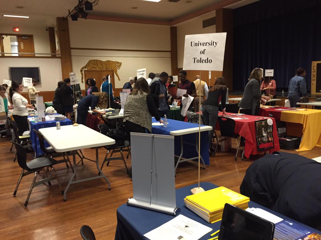 Thank you Cleveland Heights High School for having the University of Toledo on your campus. I'll be back! #MrUT