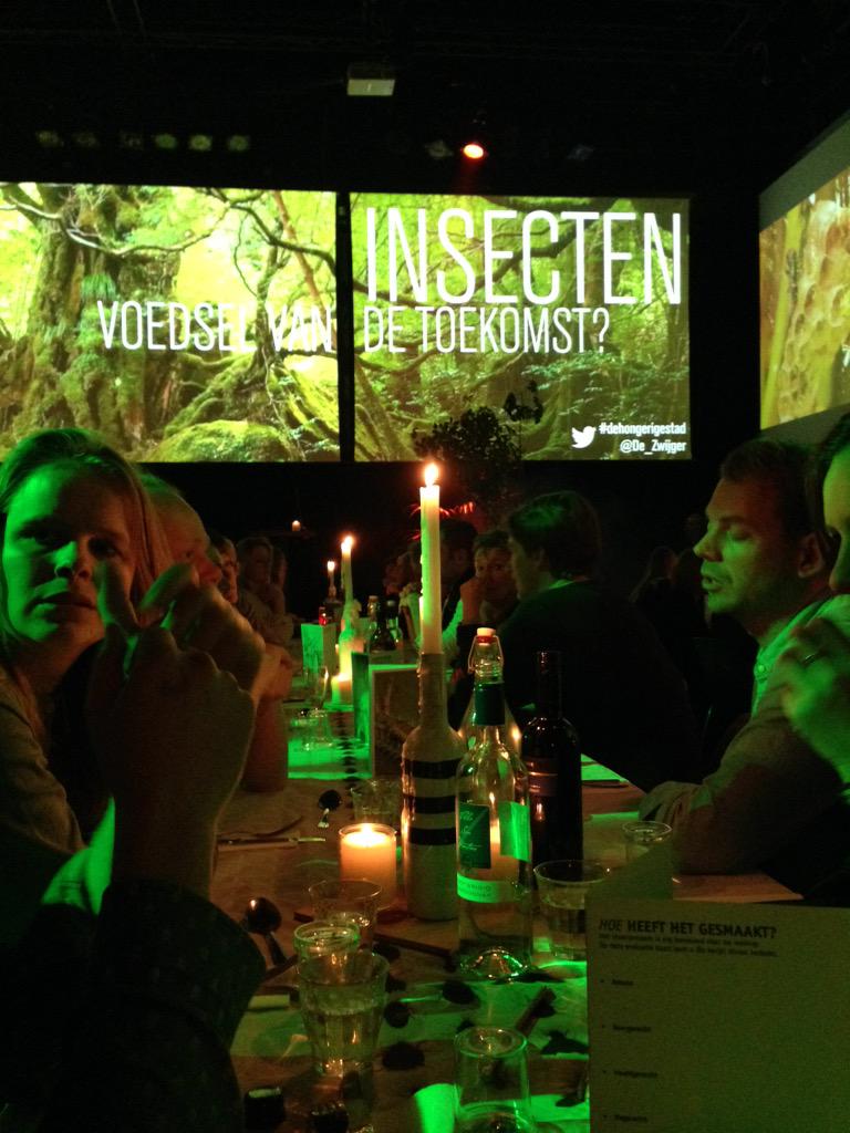 Laat die insecten maar komen! #dehongerigestad #sprinkhaanisaan #jk