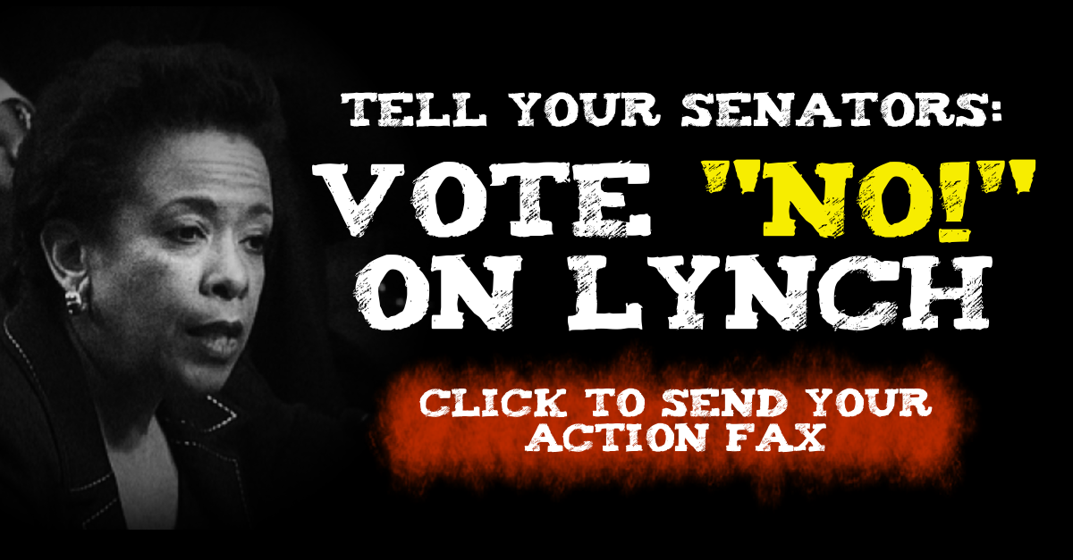 C4Liberty's tweet photo. Is Loretta Lynch's nomination "unraveling"? Let's give it a spin and see... http://t.co/8EcD3Xhn2X #StopLynch http://t.co/uUmNpYjUM4