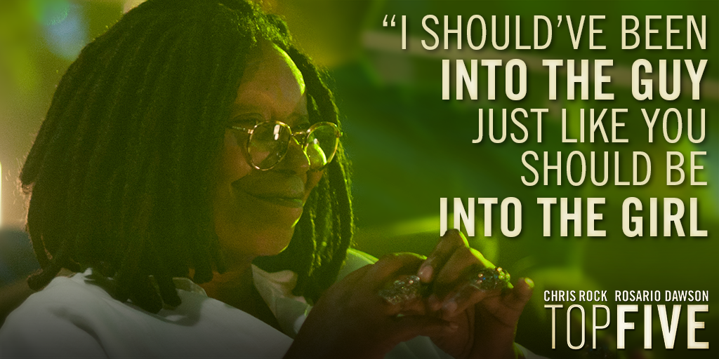 Some words of wisdom from .@WhoopiGoldberg #TopFive