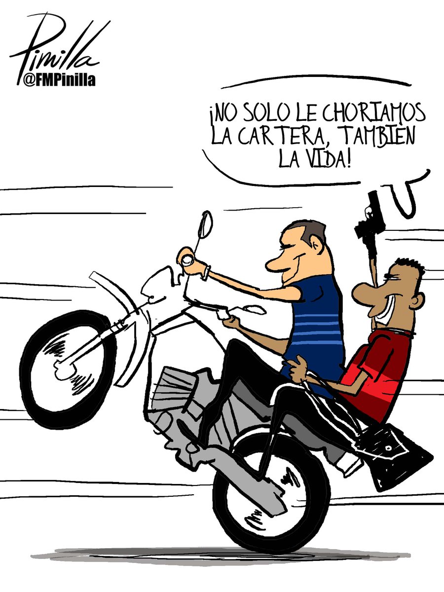 CaricaturasVE on Twitter: ""100%cierto @FMPinilla: #CARICATURA LA REGIÓN  Los malandros no roban carteras únicamente, sino vidas  http://t.co/syeGvoiSz9 @porlagoma"" / Twitter